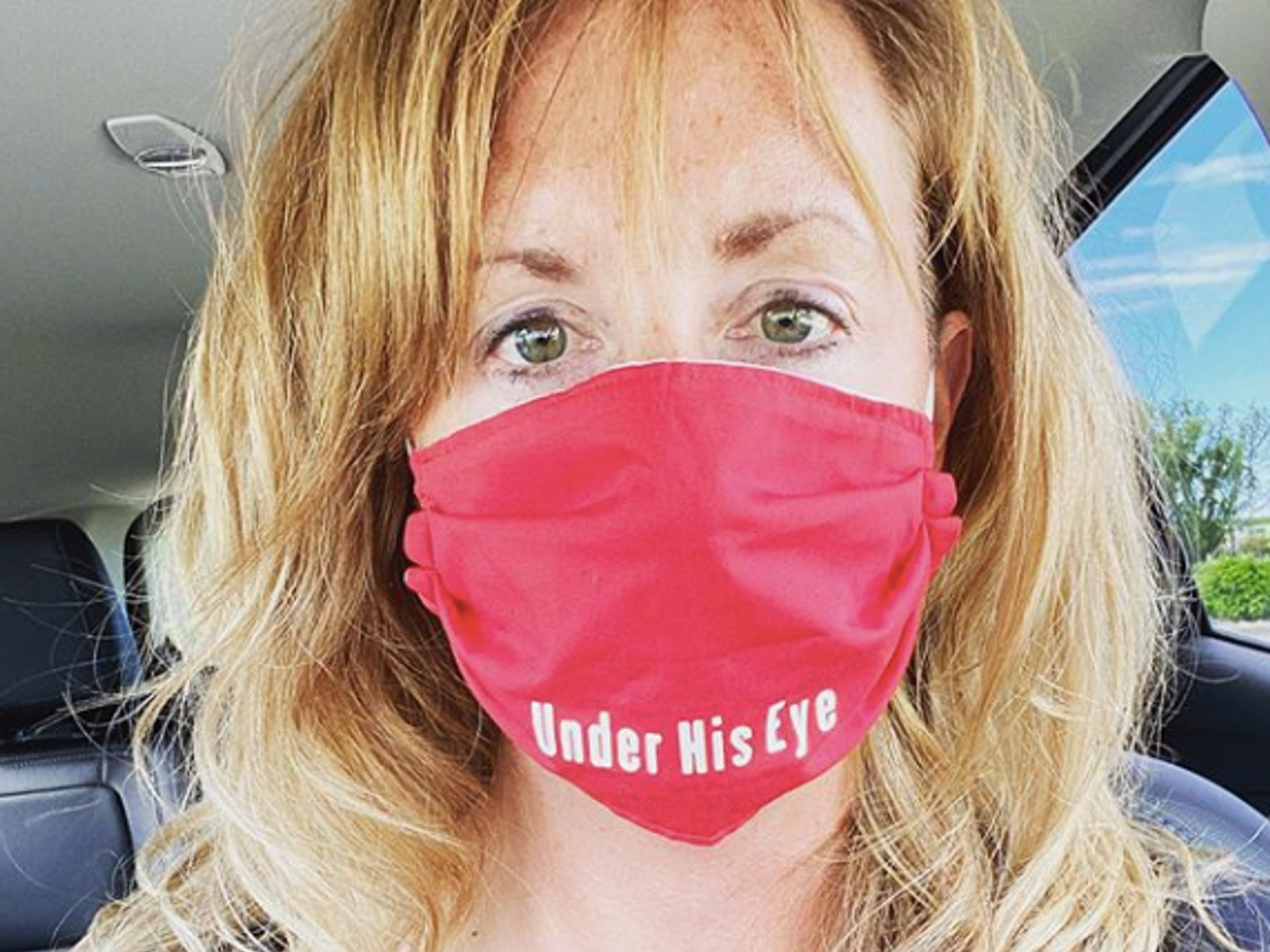 A MAGA mask, avoiding shame and allowing for compromise