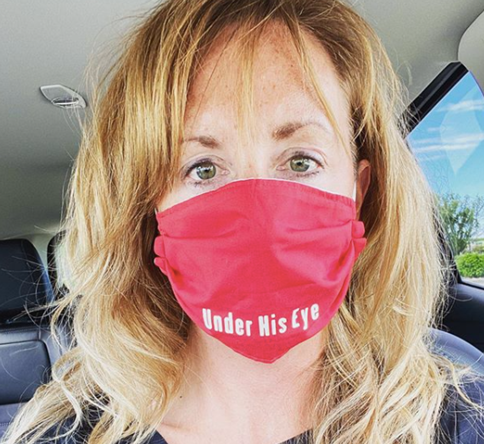 A MAGA mask, avoiding shame and allowing for compromise