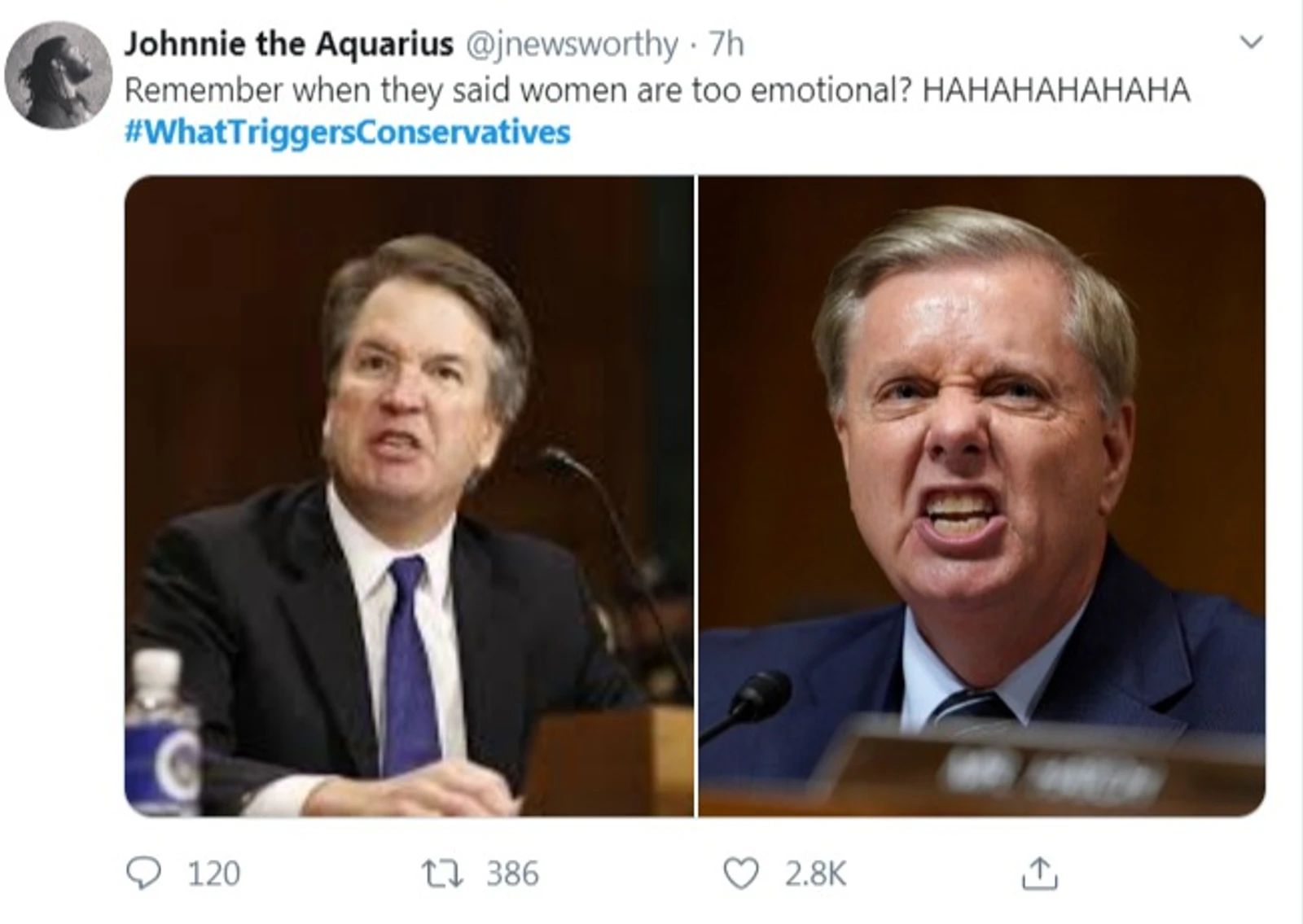 #WhatTriggersConservatives